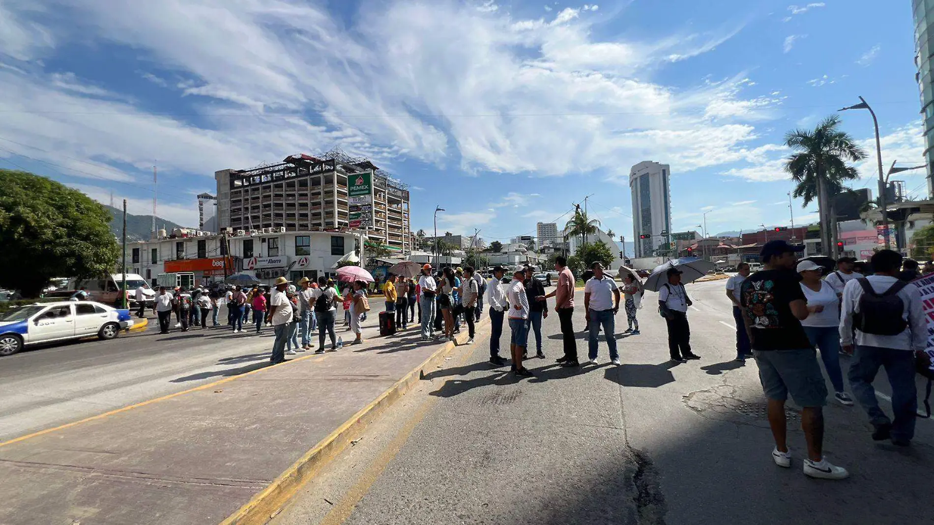 Costera bloqueada